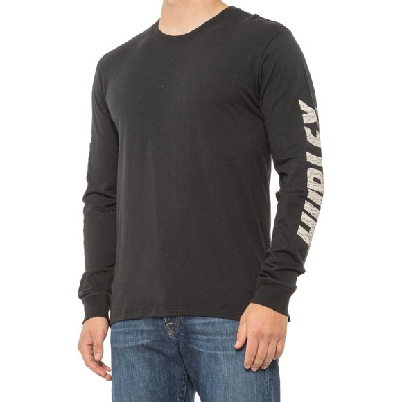 Hurley Shirts Hurley Mens Surf Skate Long Sleeve Black New Poshmark